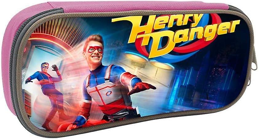 كيروتا هنري خطر قلم رصاص القضية حقيبة قلم رصاص دائم القرطاسية الطلاب مع سستة مزدوجة مقلمة للمدرسة / مكتب SAOE011206