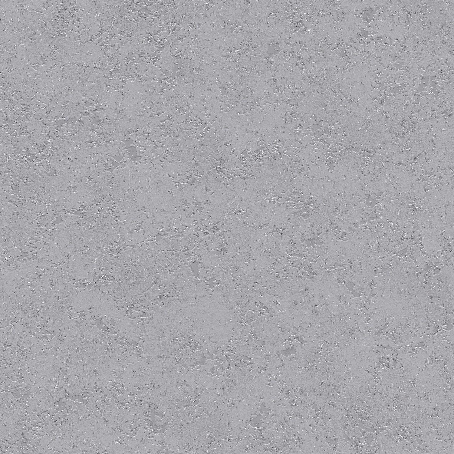 Pleister-look behang Profhome 377777-GU vliesbehang licht gestructureerd in steen look mat grijs 5,33 m2