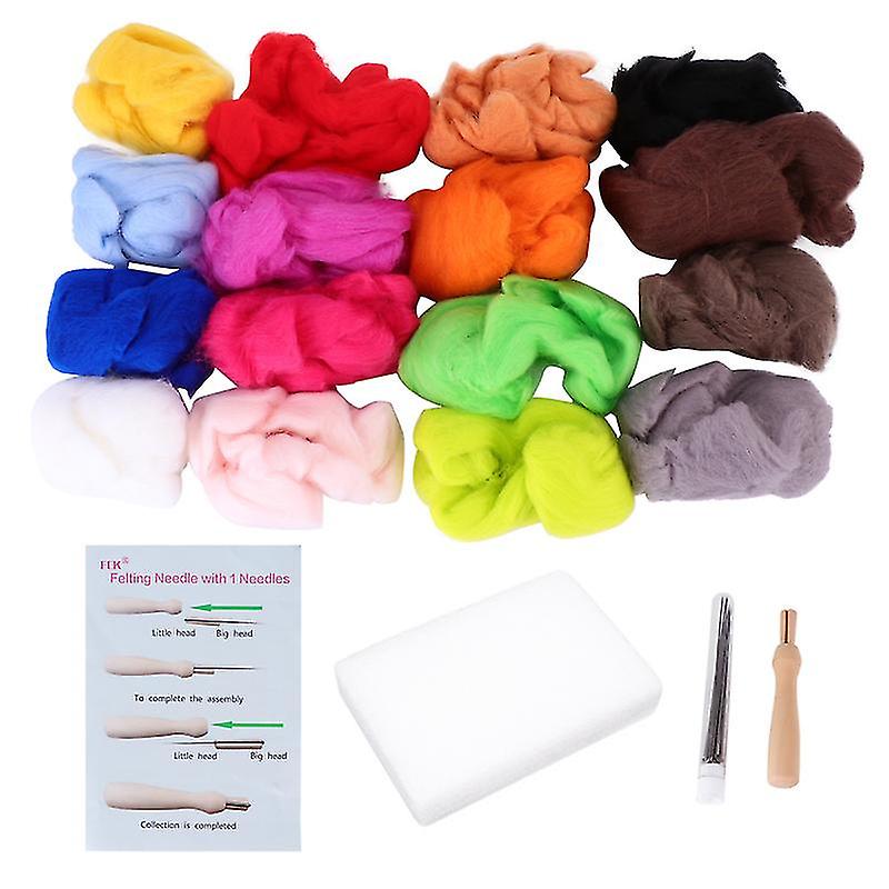 1set Wool Yarn With Tool