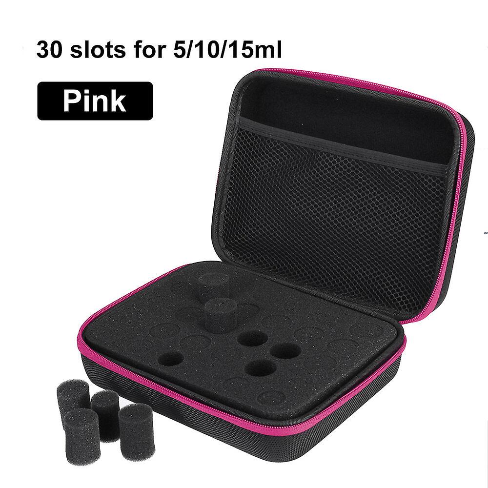 30 Slots For 5/10/15ml Essential Oils Carrying Case Eva Storage Bag