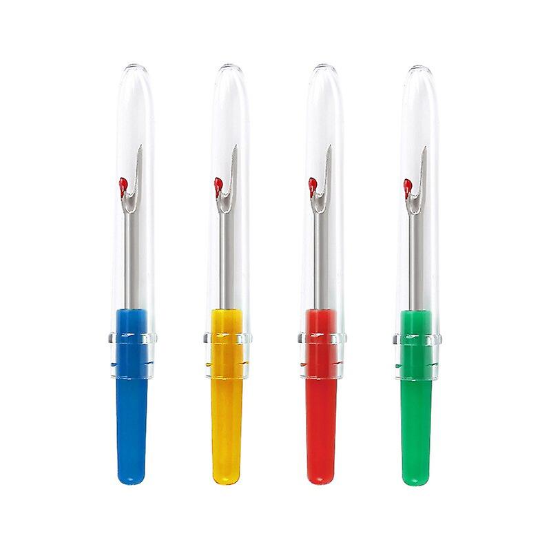 4pcs Colorful Seam Rippers For Sewing Tool Hand Cross Stitch Rippers For Crafting Removing Thread