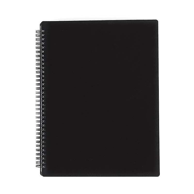 Musician Folder, Sheet Music Folder, Band Folder, Writable, Spiral Binding, US Letter/A4 Size, 60 Pages (Black) 1pc
