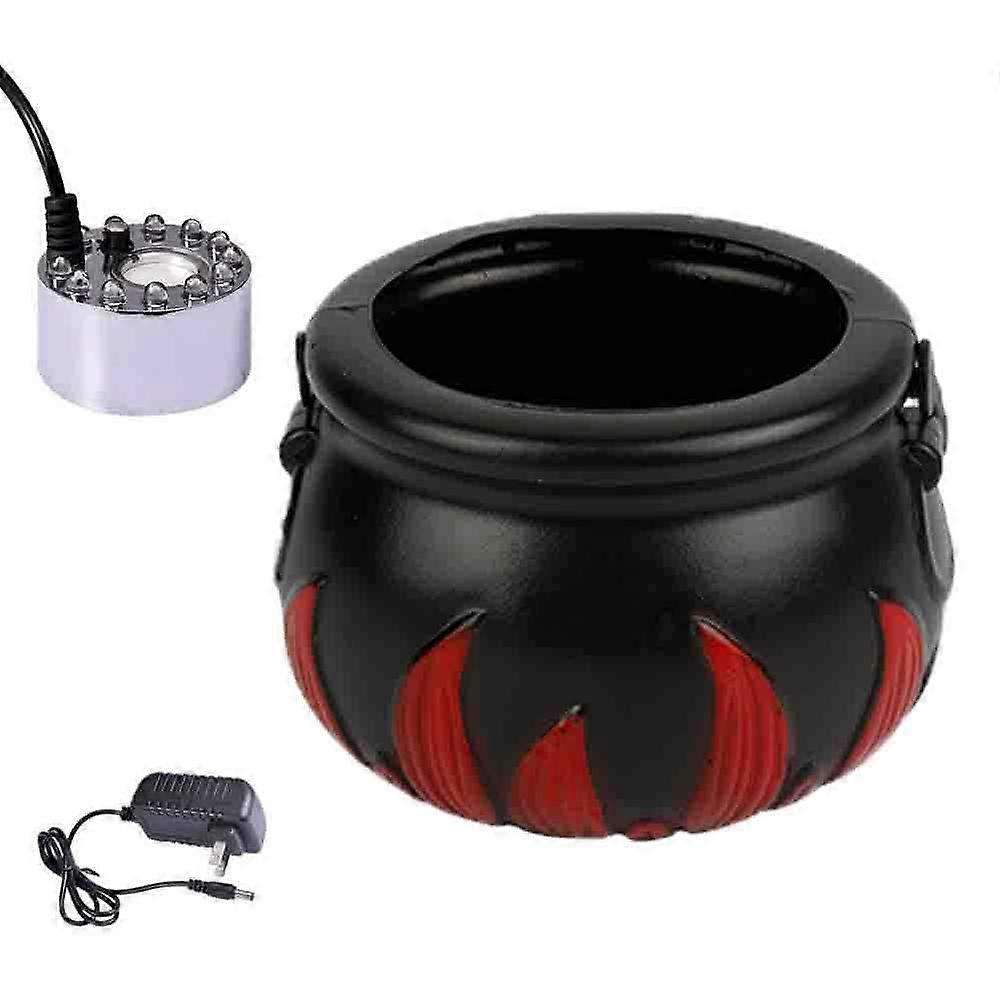 Mist Maker Water Fountain Fog Machine Party Prop Halloween Smoke Machine Plug1pcs-black