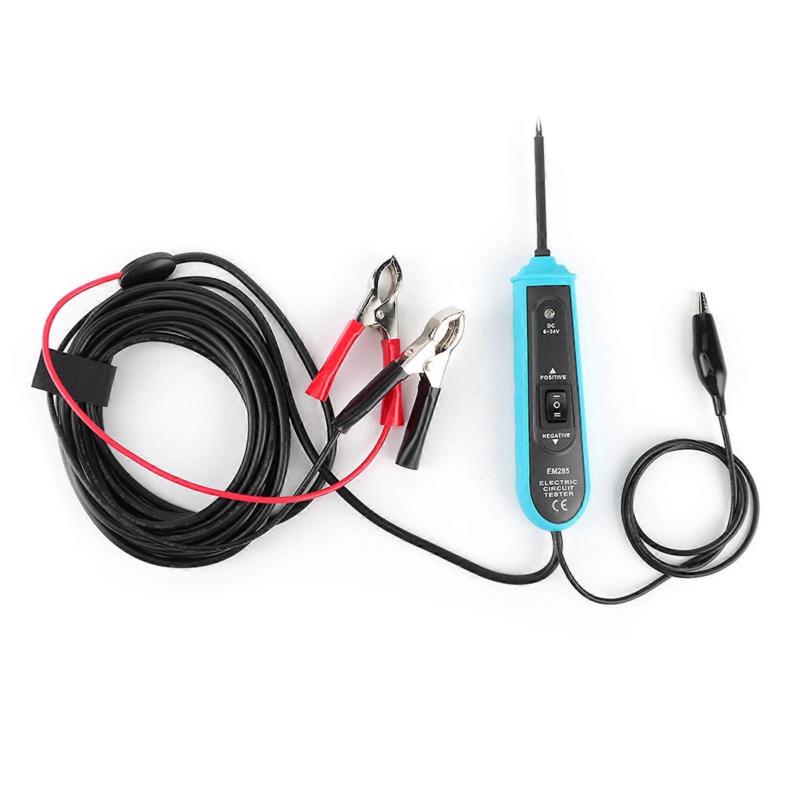 6~24V Electric Circuit Tester Test Pen with LED Light Diagnostic Tool for Automotive RV Yacht E2U611