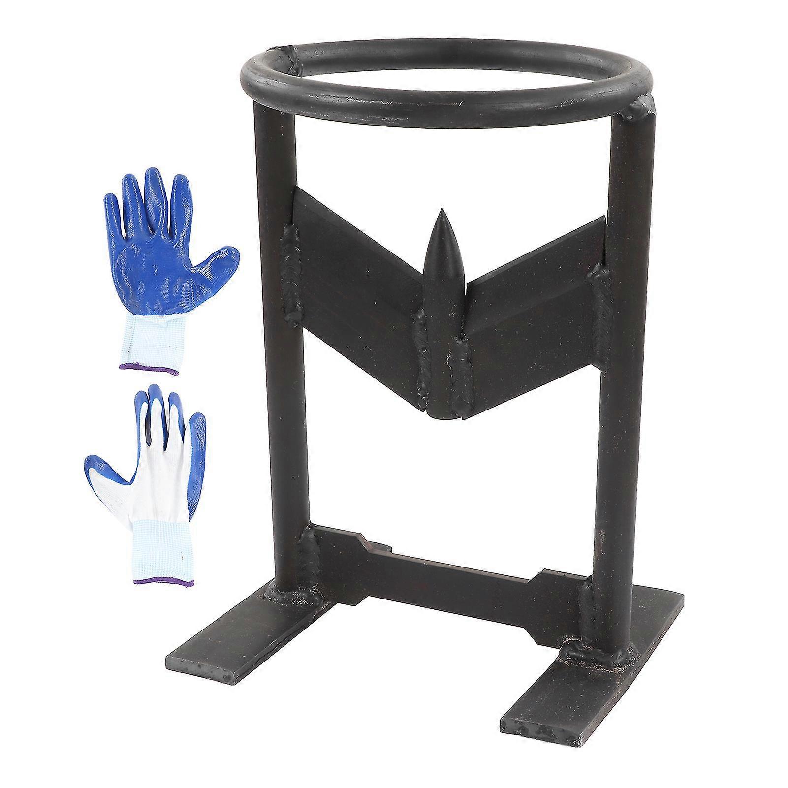 Manual Wood Splitter - Efficient and Safe with Sharp Blade, Weatherproof Coated