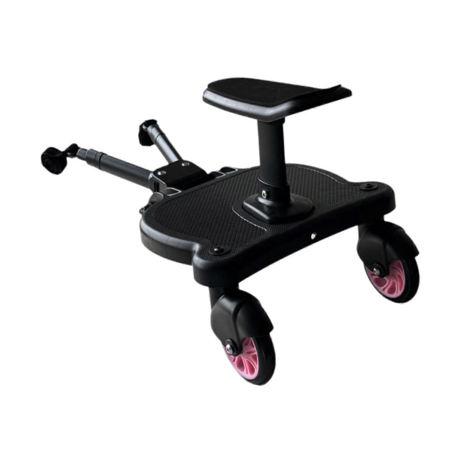 Poussette Ride Board 3 Modes Double Roue Détachable Universelle Poussette Board Roue Bleue