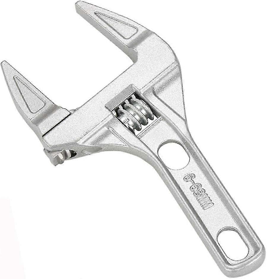 Adjustable Wrench 6-68mm Adjustable Wrench Short Shank Large Openings Ultra Fine and Lightweight and Plumber Tool Wrench