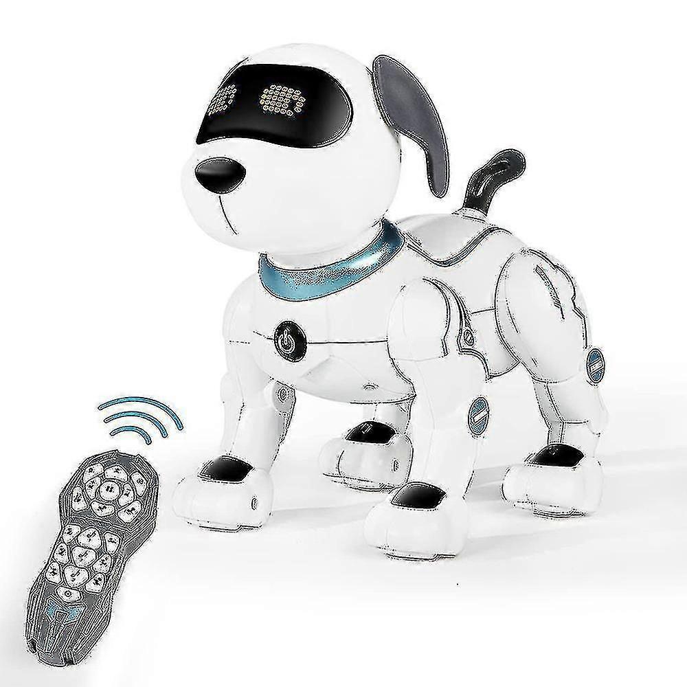 Remote Control Robot Dog Toy, Rc Stunt Dog Robot Toy For Kids, Interactive & Smart Dancing Robot Toy Electronic Pet Toy