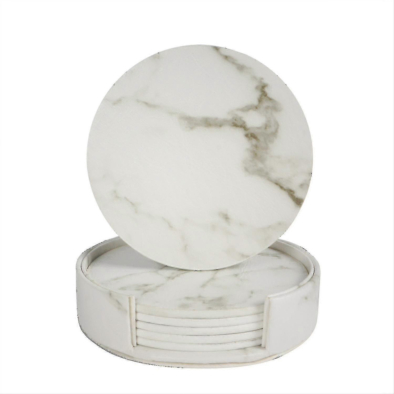 Nahkaiset lasinaluset Pöydän roiskesuoja Kestävä ja luistamaton nahkainen lasinalus sopii yleiseen -