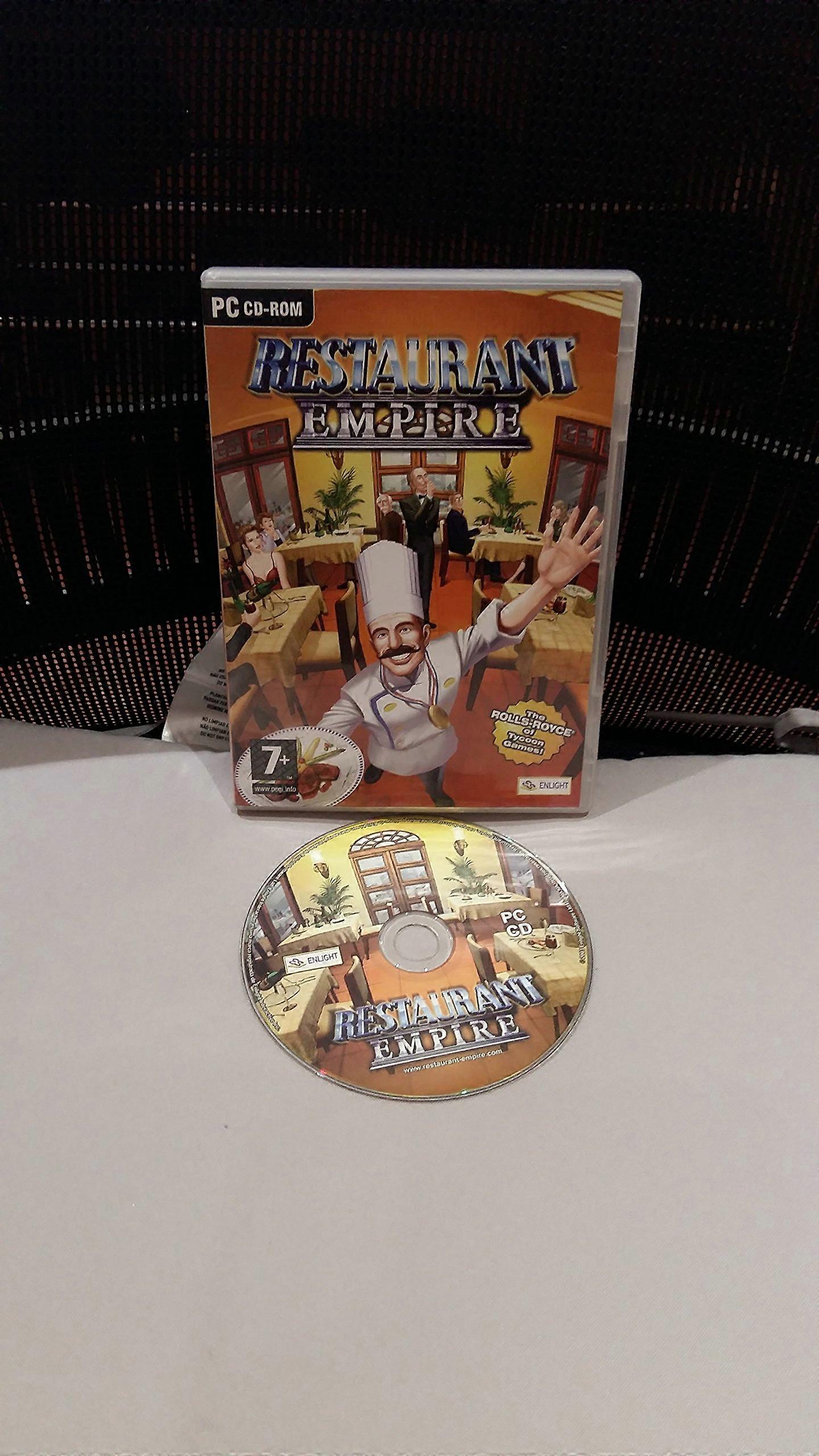 Restaurant Empire (PC DVD) - New & Sealed