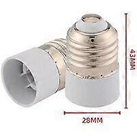 6db foglalatú adapter-forrasztásmentes E27 - E14 csavaros lámpatartó