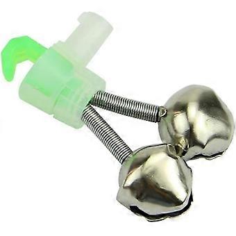 10pcs canne à pêche Cloche de pêche Alarme Canne à pêche Double Bell Canne à pêche Poisson Appât Morsure Hameçon Avertissement Lumière Nuit Pêche Équipement De Pêche Canne De Mer 