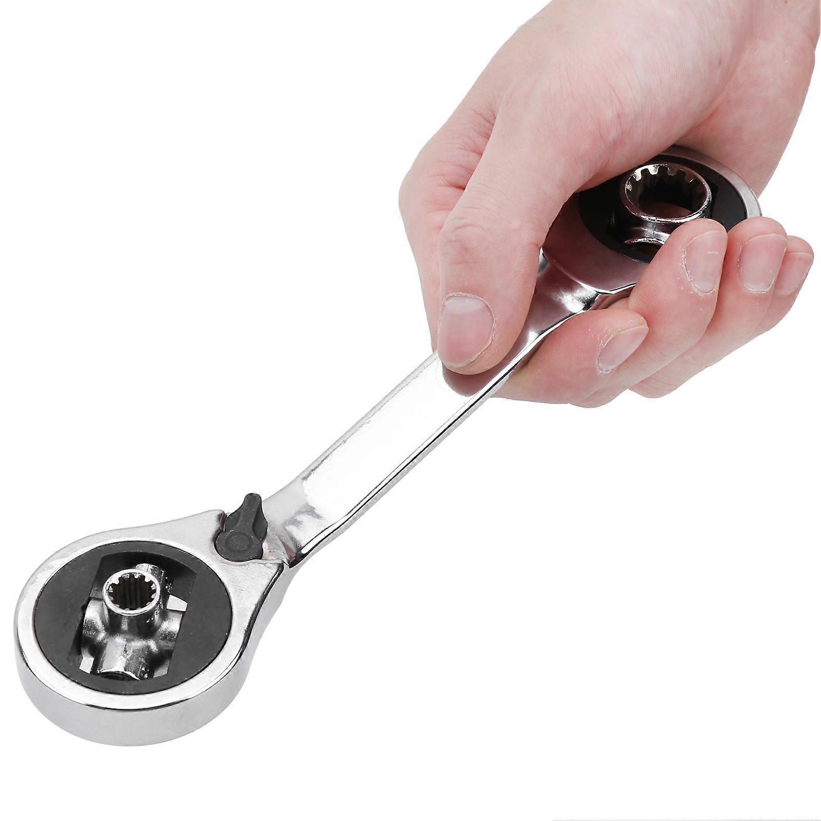 8in1 MultiFunction Universal Socket Wrench with 360 Rotating Head for Vehicles Construction Machinery