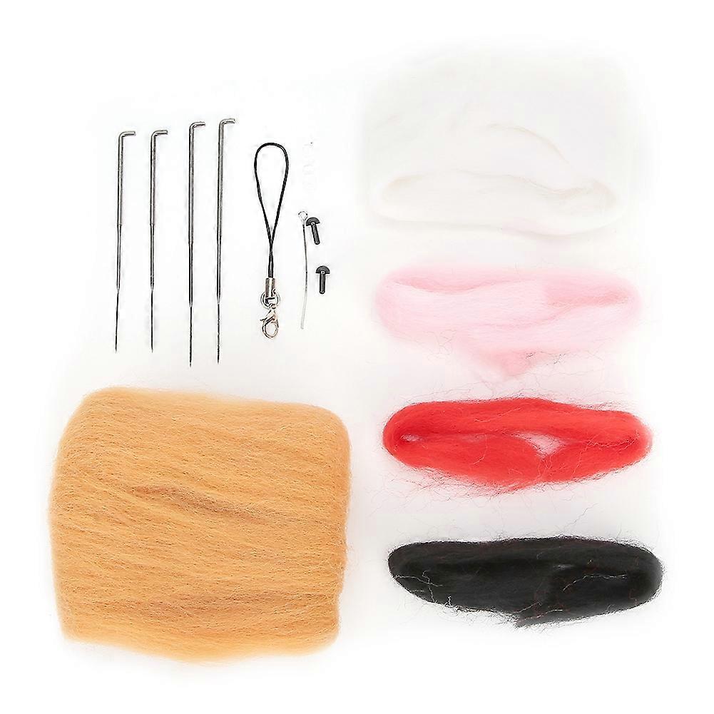 Βελόνα Felting Starter Kit Ζώο κούκλα σχήμα Craft DIY χειροτεχνία δώρο δώρο τσάντα Κουνέλι Shiba Inu