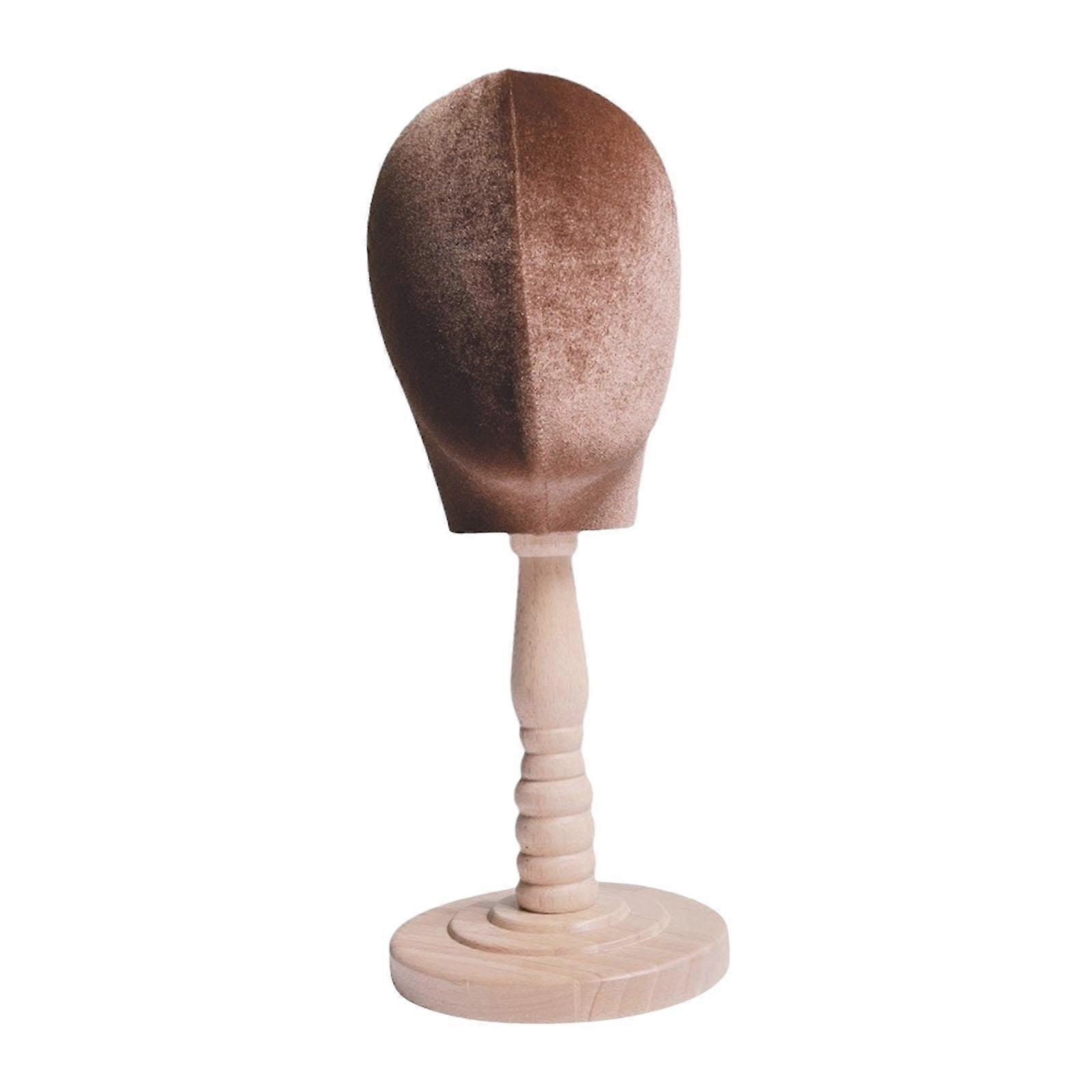Manikin Head Modern Wig Hat Caps Display Stand for Home Salon Styling Drying