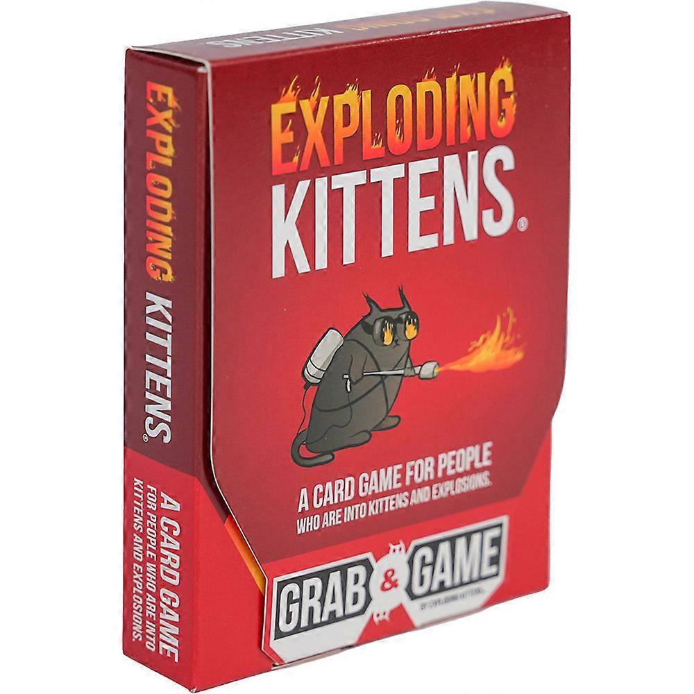 Grab & Game Exploding Kittens Party Game for Fun Engaging Tabletop Gaming