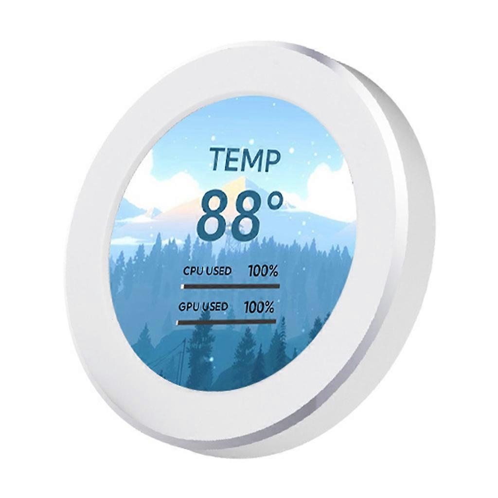  USB Water Cooler Screen- 2,1 polegadas redonda refrigerada a água 480x480 Display Secundário