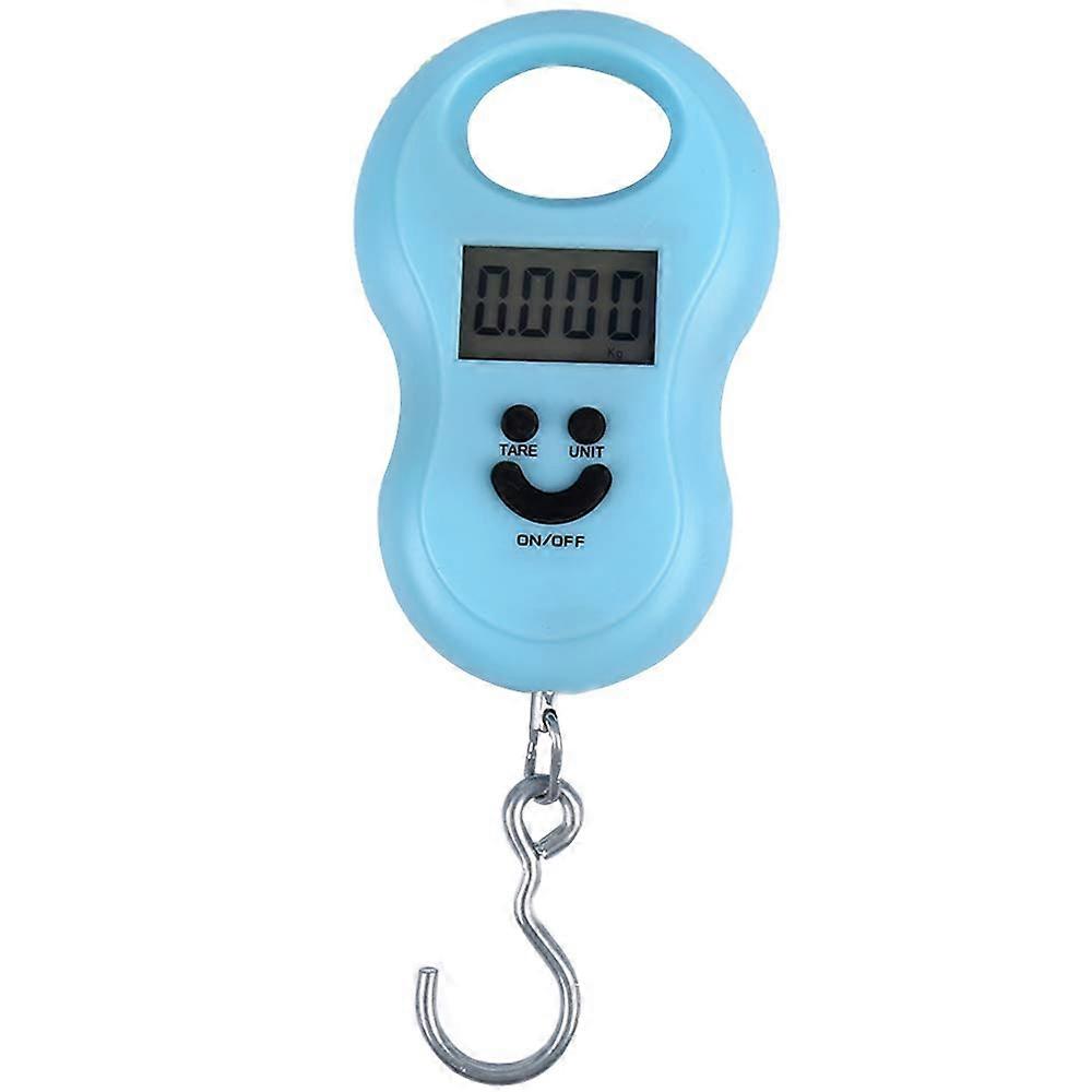 On-board Scale to Suspend Luggage Scale Blue