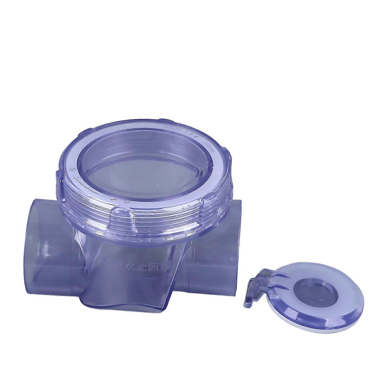 Backventil Toalett Backwater Backflow Prevention PVC Inline Envägs Backventil