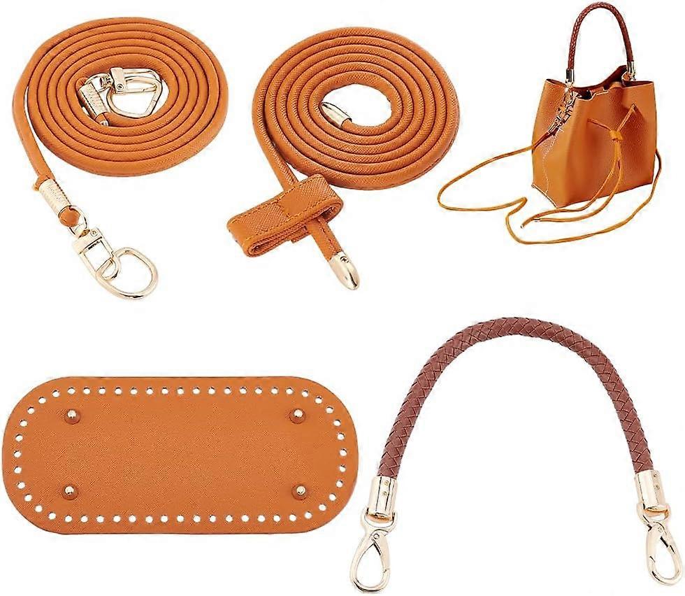 4pcs DIY Crochet Bag Kit Handmade Knitting Tote Bag Making Kit