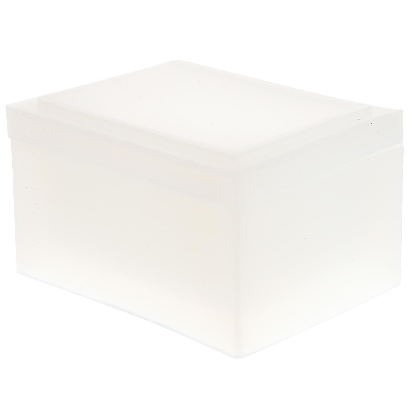 1PC DIY Tissue Box Mold Crystal Epoxy Mold Reusable Silicone Molds Napkin Holder Mold for Class Home
