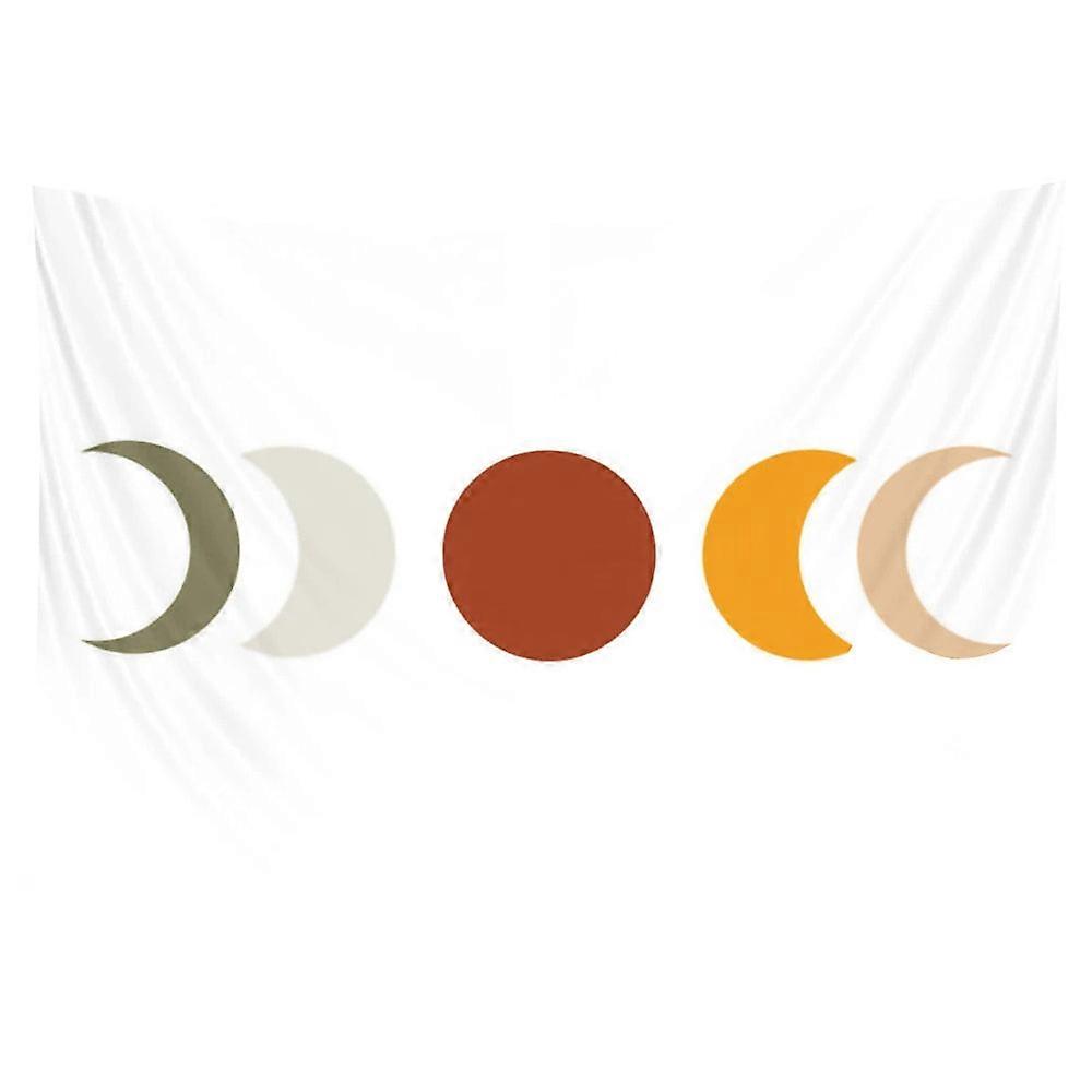 Tapestry Moon Phases 150X150cm Psychedelic Scene Art Bohemian Decorative Sheet Tapestries