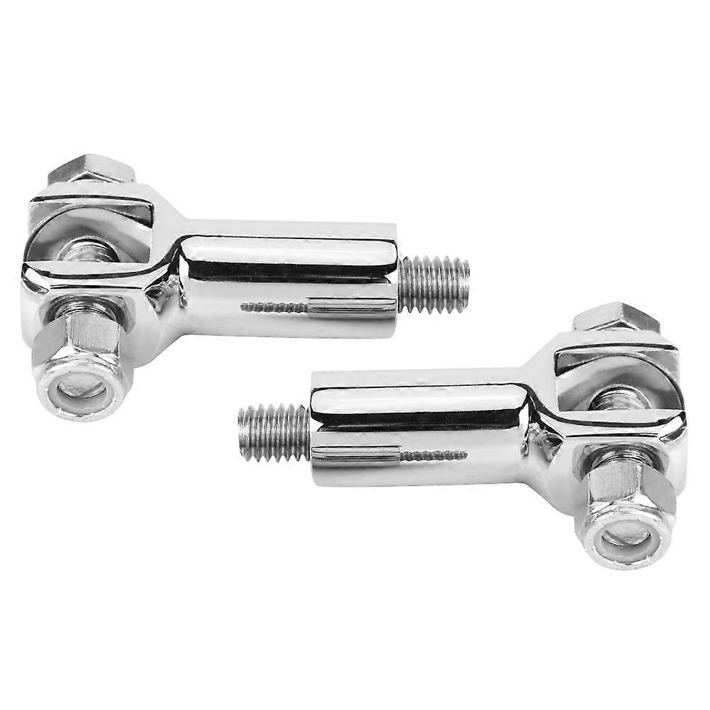 1 Pair Passenger Foot Pegs Support Mount Clevis Kit for Softail 2000-2006 Silver