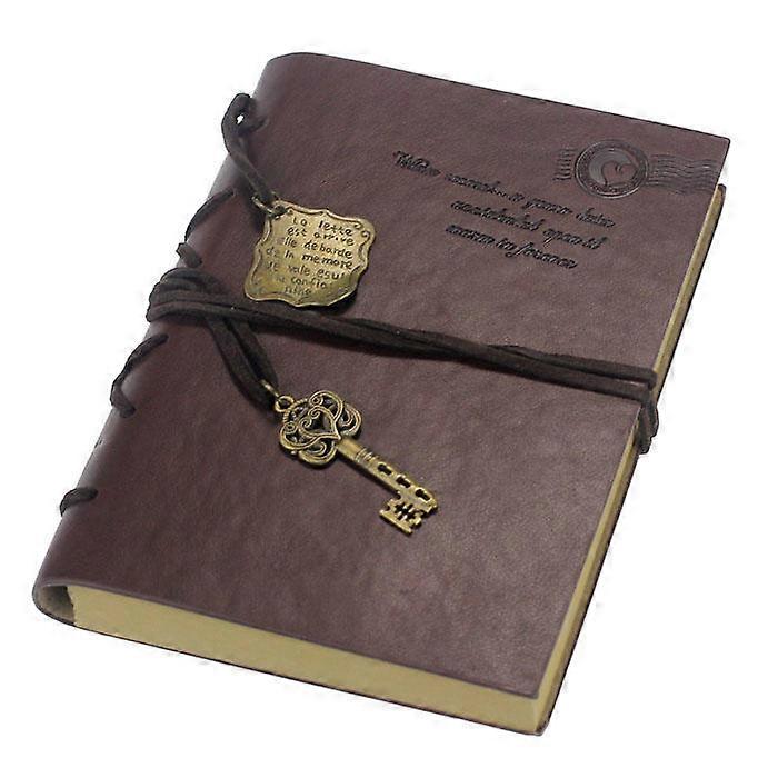 New Vintage Magic Key String Retro Leather Note Book Diary Notebook