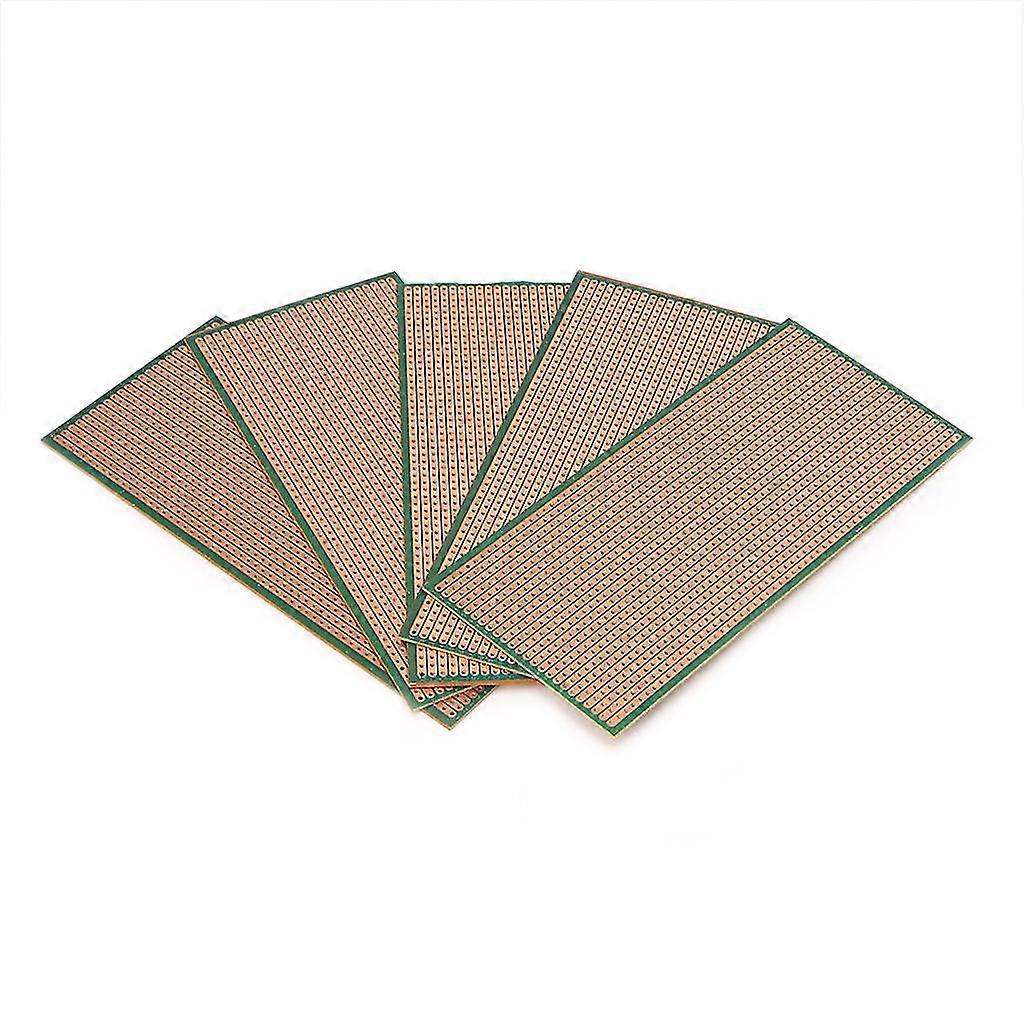 5 Pcs 6.5x14.5cm Stripboard Veroboard Uncut Pcb Platine Single Side Circuit Boar