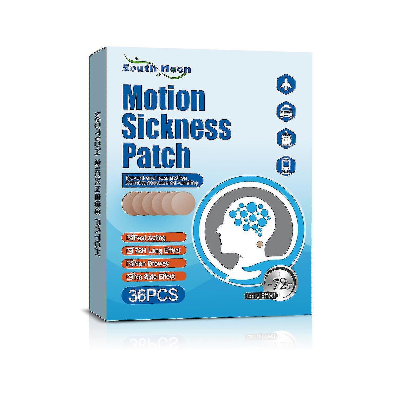 Motion Sickness Patch Anti-nausea Seasickness Patch Relieve Vomiting Nausea Dizziness Caused By Car Ship Plane Travel Fast Acting And No Side Effects