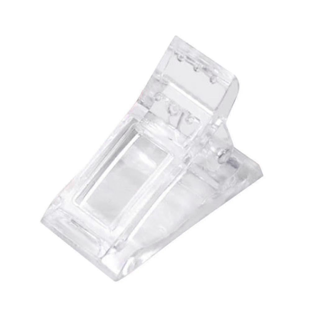 Fgao 1pcs Crystal Nail Tip Clip Finger Extension Crystal Glue Nail Mold Fixing Clip X