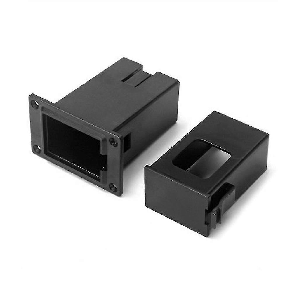9v Battery Case Holder Box Compartment For Acoustic Guitar Bass Pickup Black
