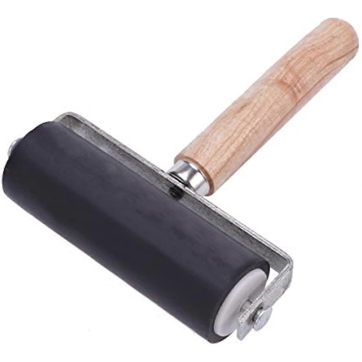 ULTNICE Soft Rubber Brayer Roller Printmaking Tool for Craft Projects Ink Stamping