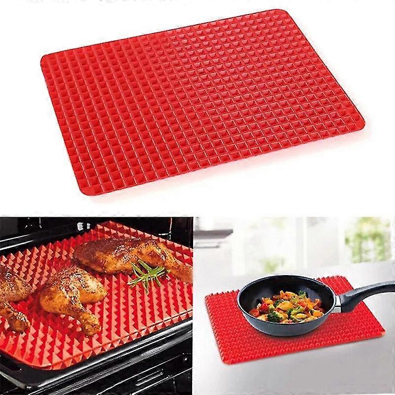 Silicone Non Stick Baking Cooking Mats Oven Cookie Tray Pan Red Sheet Best Healthy Microwave Silicone MatSilicone Non Stick Baking Cooking Mats Oven C
