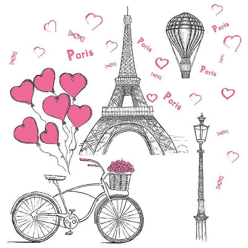 1 setParis Wall Stickers Eiffel Tower Decor