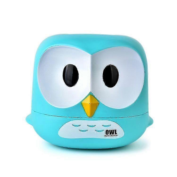 Jinxiu Owl Tissue Box, Roll Paper, Desktop Tissue Box1pcs-blue