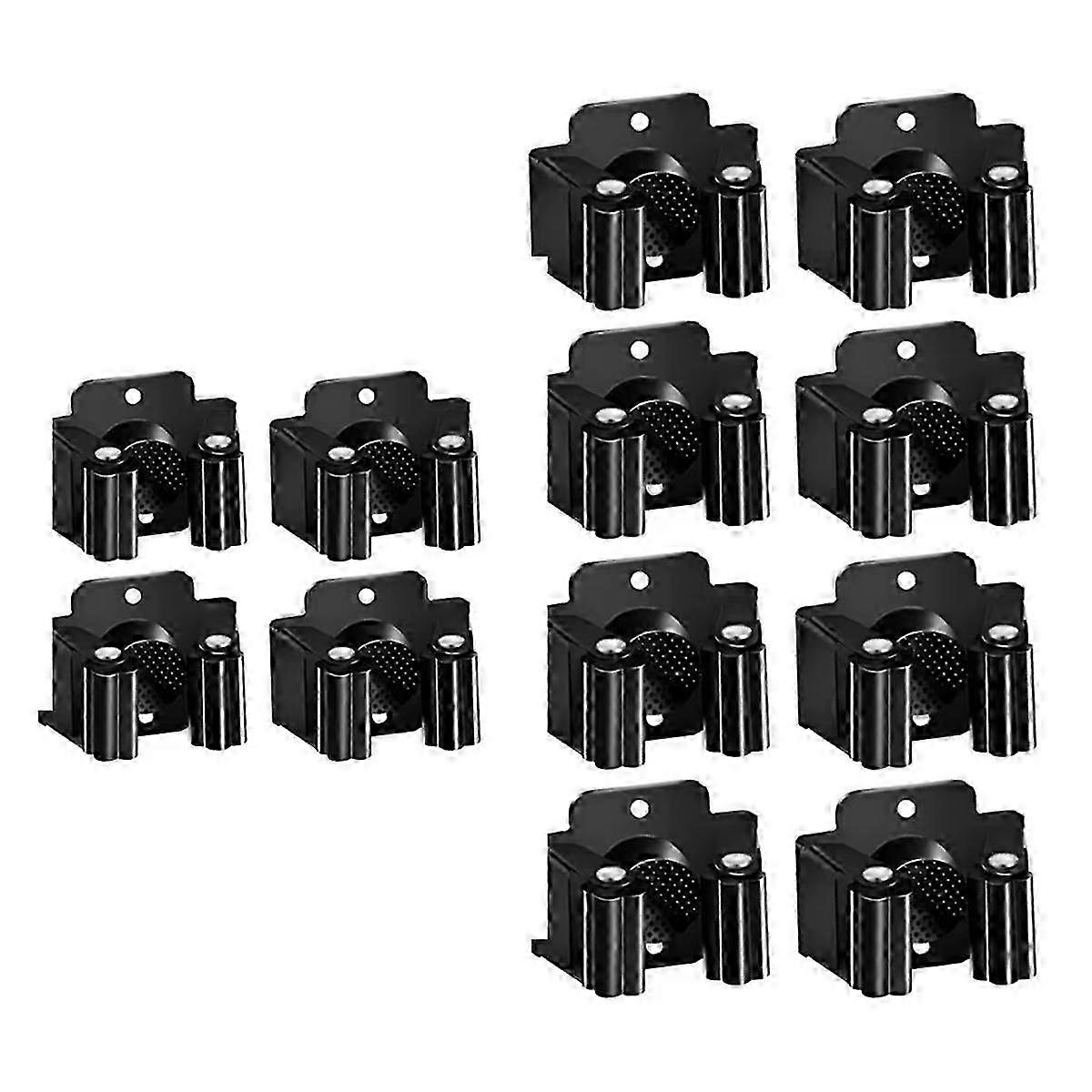 12 قطعة مثبتة على الحائط ممسحة كليب حامل ممسحة منظم رف مكنسة شماعات حامل مقاوم للماء ملحق منظم الحمام