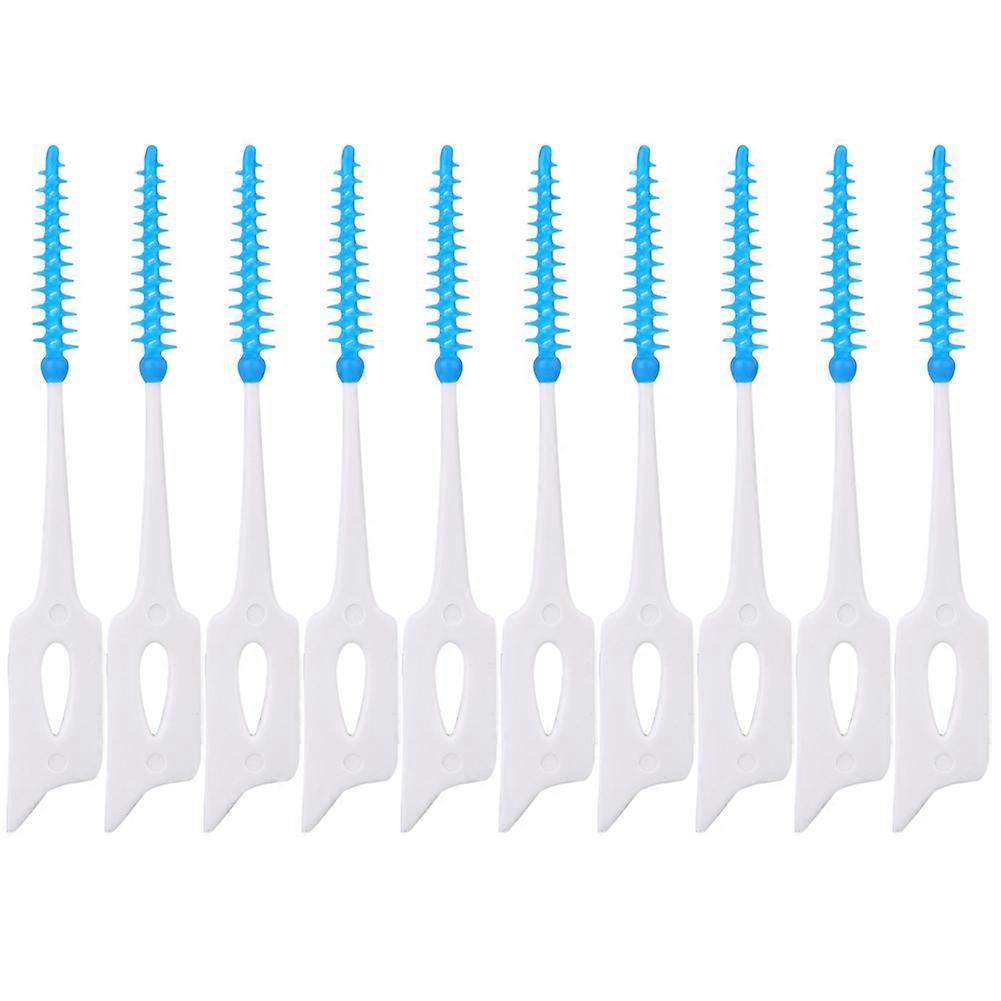 80pcs/set Fashionable Disposable Toothpicks Soft Interdental Brushes Dental Oral Care Tools