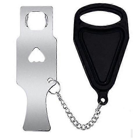 Portable Door Lock,travel Lock, Add Extra Locks For Additional Safety And Privacy Lock Down For School, Home,hotel