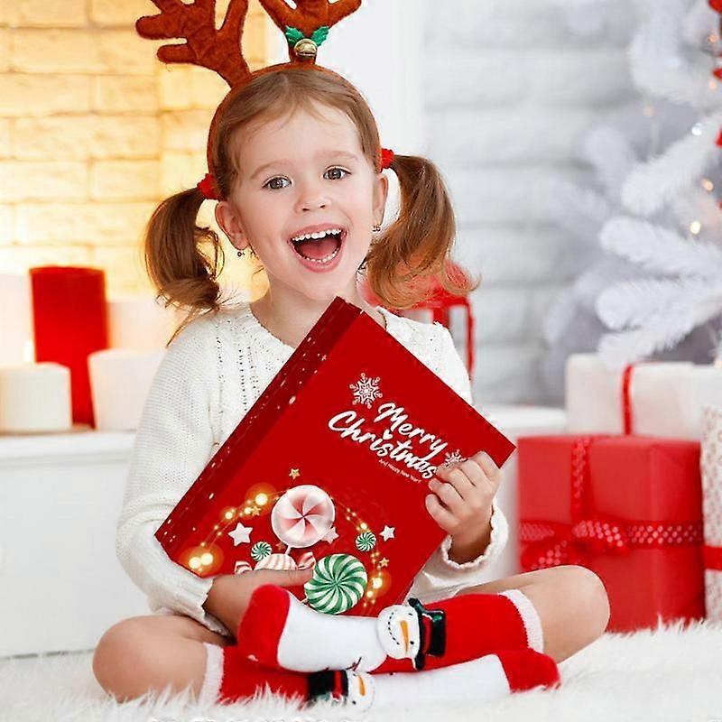 GaiBoSi2024 Advent Calendar To Christmas 2024 Christmas Countdown Calendar Squeeze Toy Pinch Toy Christmas Advent Calendar For Children