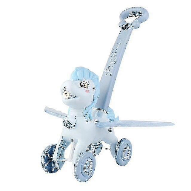 Yyh-50ml Automatic Maker Trolley Bubble Machine Kawaii Cartoon Fun Bubble Maker Children'sblue