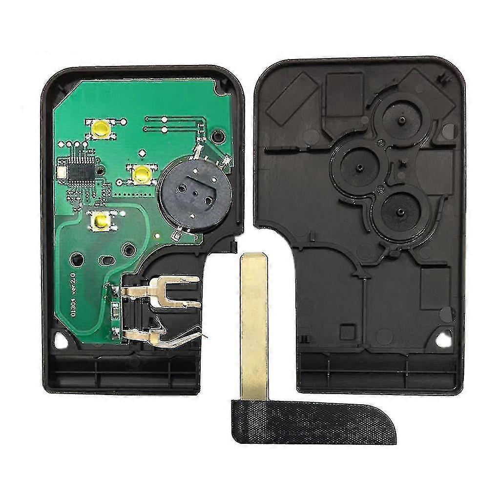 For Renault Megane Scenic Card Chip Blade 433mhz Smart Remote Key Fob 3 Buttons