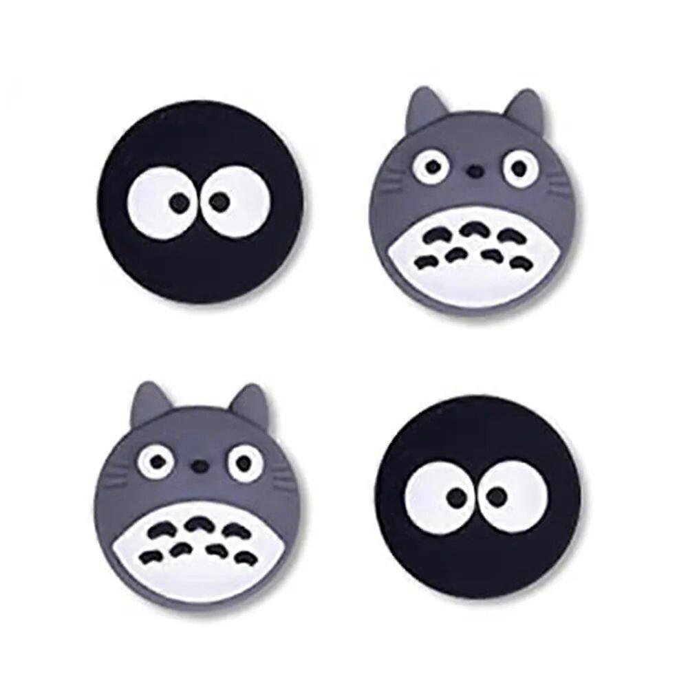 4pcs Silicone Analog Thumb Stick Grip Caps Compatible with PS5/PS4/Xbox One/Switch Pro Controller Joystick Protective Cover