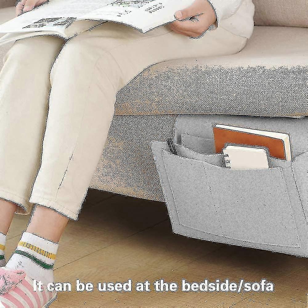 Bedside Storage Pocket, Bedeside Organiser Felt Bedside Caddy