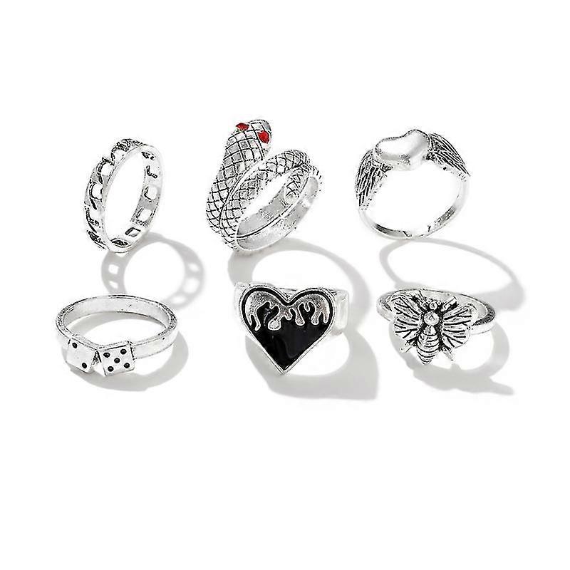 Stackable Ring Set Retro Knuckle Ring Set Birthday Anniversary Gift For Women