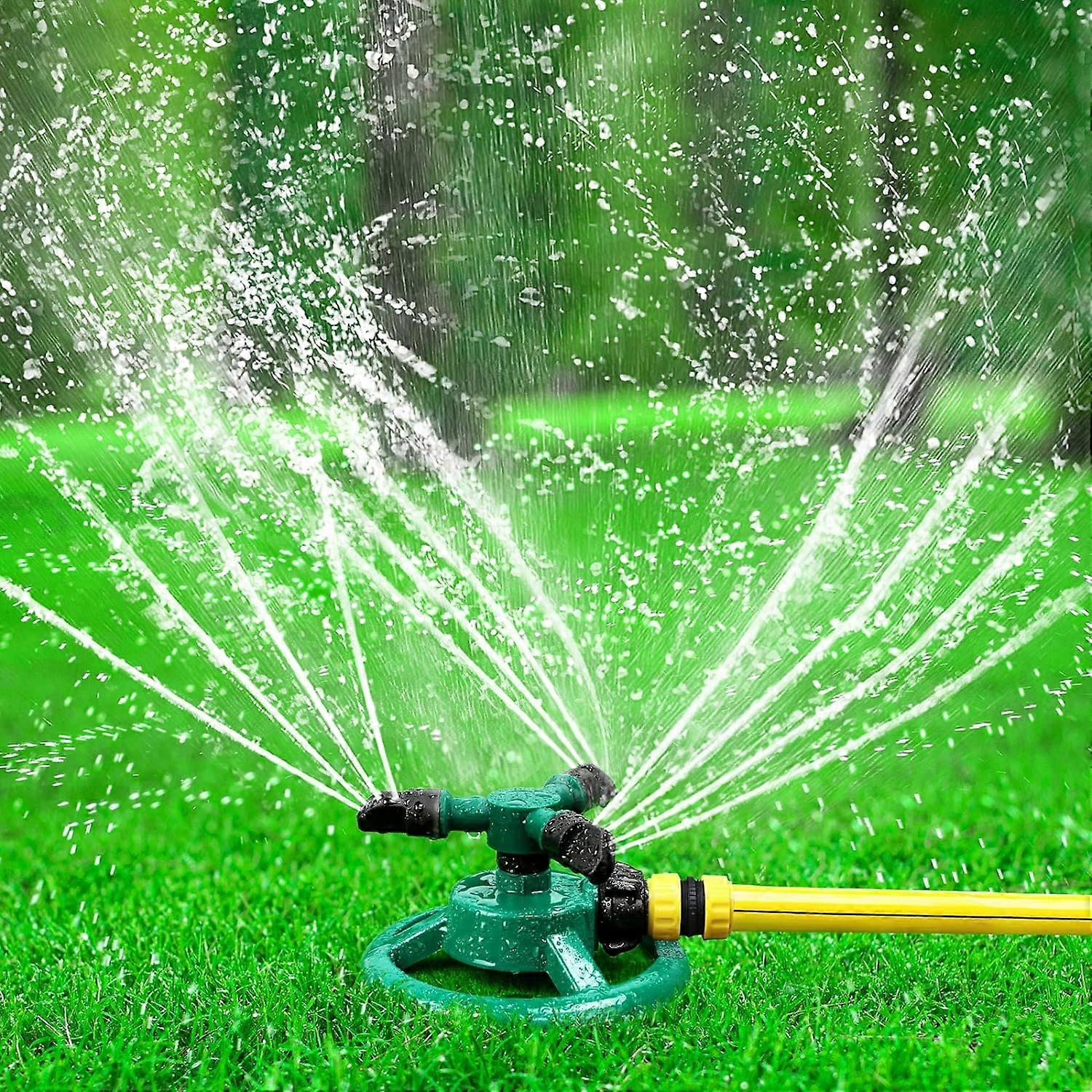 Garden Sprinkler, Adjustable 360 Degree Rotation Lawn Sprinkler, Large Area Coverage, Multipurpose Yard Sprinklers