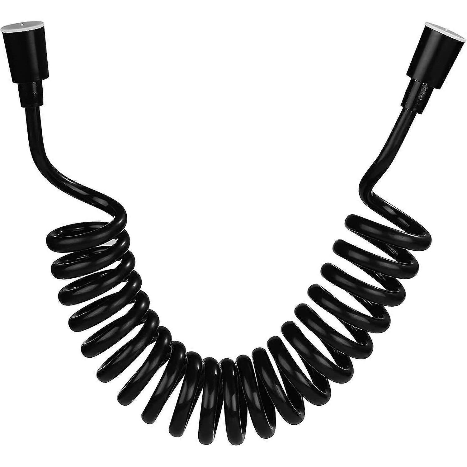 Hose for toilet and bidet, 3 m, Black
