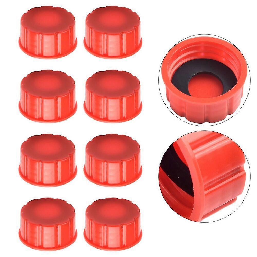 8PCS Solid Base Cap 1.75\ Coarse Thread Gas Can Replacement Solid Base Cap