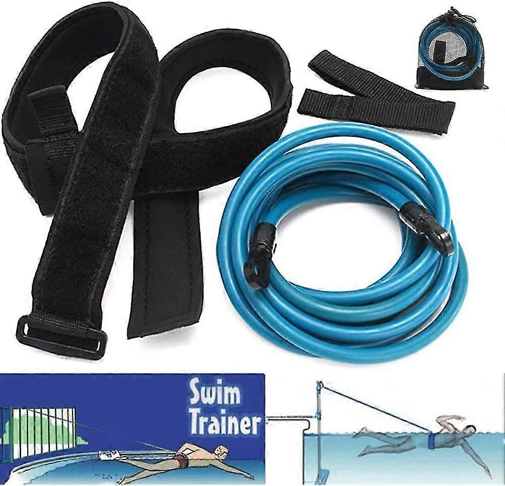Simbälte, Simtränare, Simträning Tether Stationär Motståndskoppel Pool Simning Wais
