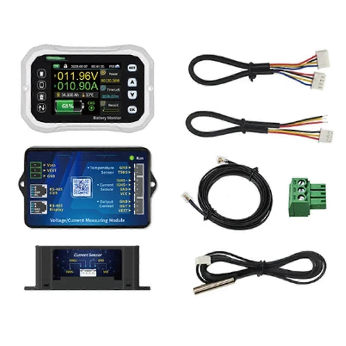 KH110F Bluetooth Battery Monitor 0-120V 100A Voltage Current Tester Capacity Indicator RV Battery V